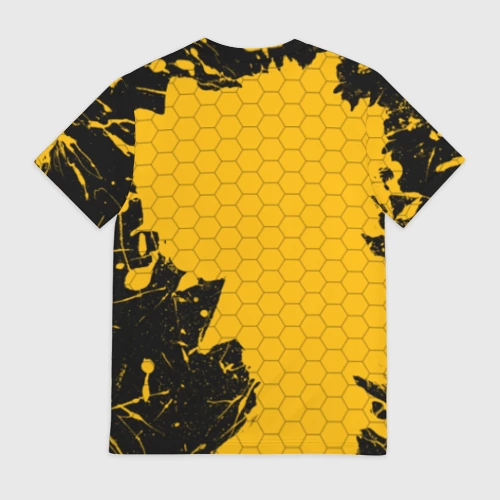 Мужская футболка 3D с принтом Borderlands hyperion, вид сзади #1