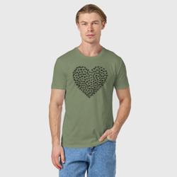 Мужская футболка хлопок Собаковое сердце - фото 2