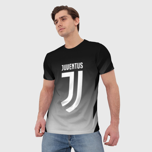 Мужская футболка 3D JUVENTUS, цвет 3D печать - фото 3