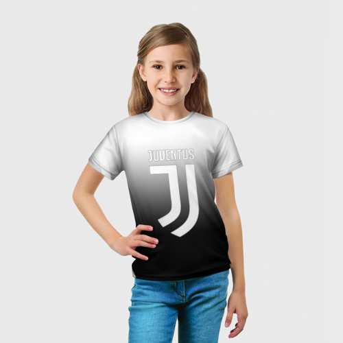 Детская футболка 3D JUVENTUS, цвет 3D печать - фото 5