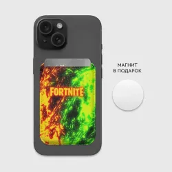 Картхолдер Magsafe магнитный Fortnite toxic flame - фото 2