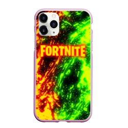 Чехол для iPhone 11 Pro Max матовый Fortnite toxic flame