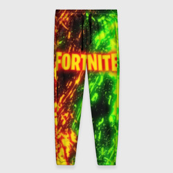 Женские брюки 3D Fortnite toxic flame