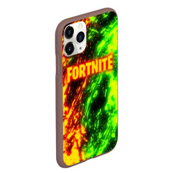 Чехол для iPhone 11 Pro Max матовый Fortnite toxic flame - фото 2