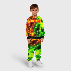 Детский костюм с толстовкой 3D Fortnite toxic flame - фото 2