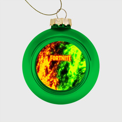 Ёлочный шар стеклянный/пластиковый Fortnite toxic flame