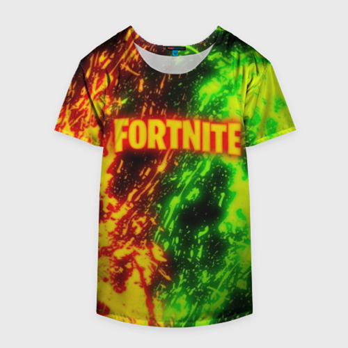 Накидка на куртку 3D Fortnite toxic flame, цвет 3D печать - фото 4