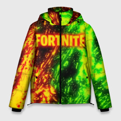 Мужская зимняя куртка 3D Fortnite toxic flame