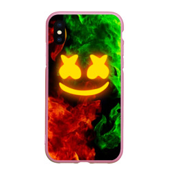 Чехол для iPhone XS Max матовый Marshmello toxic Маршмелло токсик