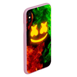 Чехол для iPhone XS Max матовый Marshmello toxic Маршмелло токсик - фото 2