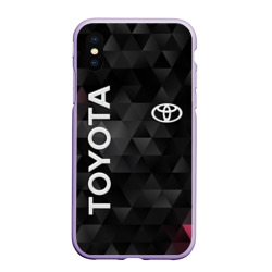 Чехол для iPhone XS Max матовый Toyota