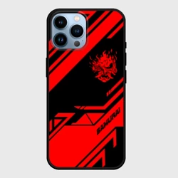 Чехол для iPhone 14 Pro Max Cyberpunk 2077 samurai