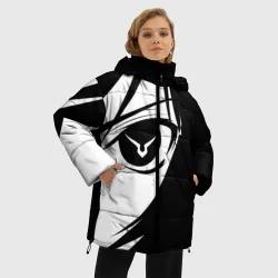 Женская зимняя куртка Oversize Gode geass глаз лелуша - фото 2