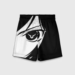 Детские спортивные шорты 3D Gode geass глаз лелуша