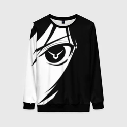 Женский свитшот 3D Gode geass глаз лелуша