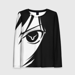 Женский лонгслив 3D Gode geass глаз лелуша
