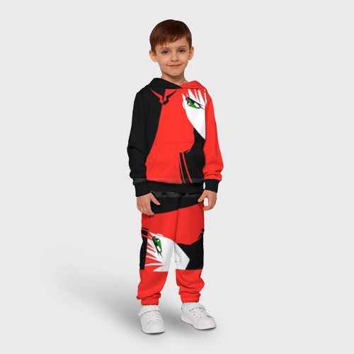 Детский костюм с толстовкой 3D Code geass силуэт, цвет черный - фото 3