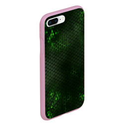 Чехол для iPhone 7Plus/8 Plus матовый Зеленая броня green steel - фото 2