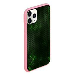 Чехол для iPhone 11 Pro Max матовый Зеленая броня green steel - фото 2