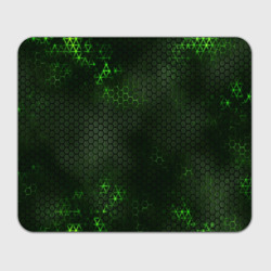Прямоугольный коврик для мышки Зеленая броня green steel