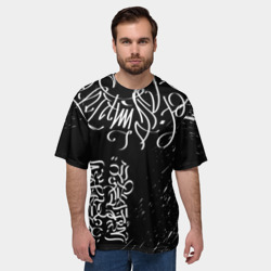 Мужская футболка oversize 3D Новая визуальная культура - фото 2