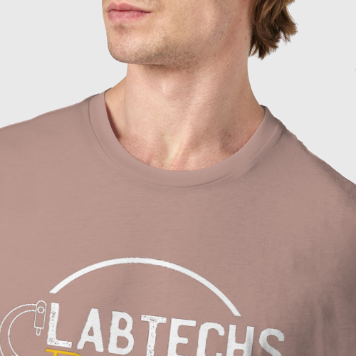 Мужская футболка хлопок с принтом Лаборатория, фото #4