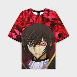 Мужская футболка oversize 3D Gode geass textured