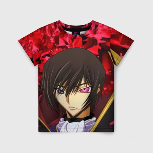 Детская футболка 3D Gode geass textured, цвет 3D печать