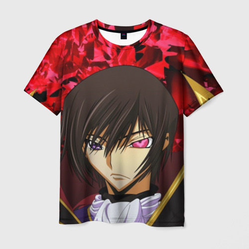 Мужская футболка 3D Gode geass textured, цвет 3D печать