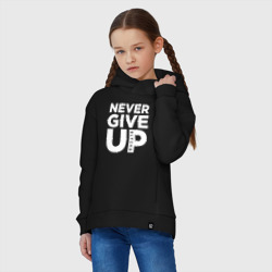 Детское худи Oversize хлопок Never Give Up - фото 2