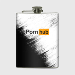 Фляга Pornhub black-white