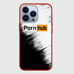 Чехол для iPhone 13 Pro Pornhub black-white