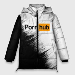 Женская зимняя куртка Oversize Pornhub black-white