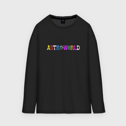 Мужской лонгслив oversize хлопок Astroworld