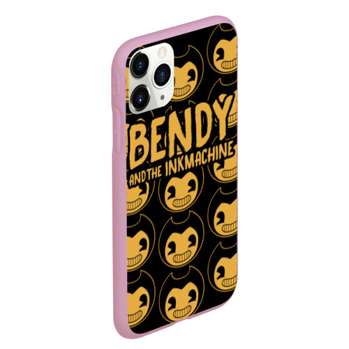 Чехол для iPhone 11 Pro Max матовый Bendy And The Ink Machine 35, цвет розовый - фото 3