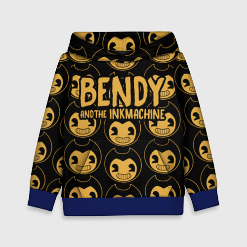 Детская толстовка 3D Bendy And The Ink Machine 35, цвет синий