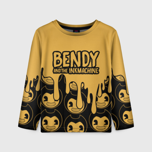 Детский Лонгслив Bendy And The Ink Machine 36 (с рукавами 3D)