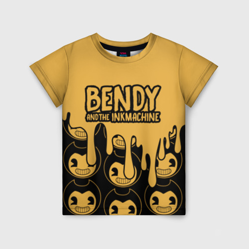 Детская футболка 3D Bendy And The Ink Machine 36, цвет 3D печать