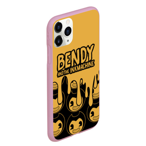 Чехол для iPhone 11 Pro Max матовый Bendy And The Ink Machine 36, цвет розовый - фото 3