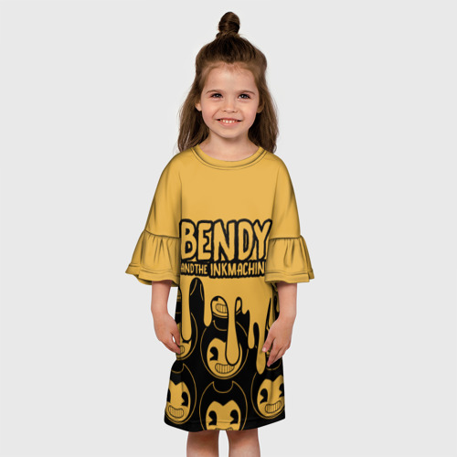 Детское платье 3D Bendy And The Ink Machine 36, цвет 3D печать - фото 4