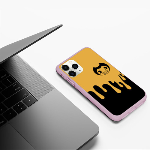 Чехол для iPhone 11 Pro матовый Bendy And The Ink Machine 37, цвет розовый - фото 5