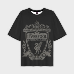 Мужская футболка oversize 3D Liverpool - Classic Est.1892
