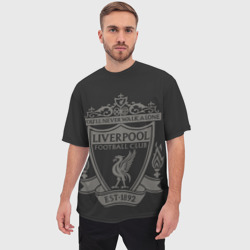 Мужская футболка oversize 3D Liverpool - Classic Est.1892 - фото 2