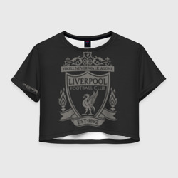 Женская футболка Crop-top 3D Liverpool - Classic Est.1892