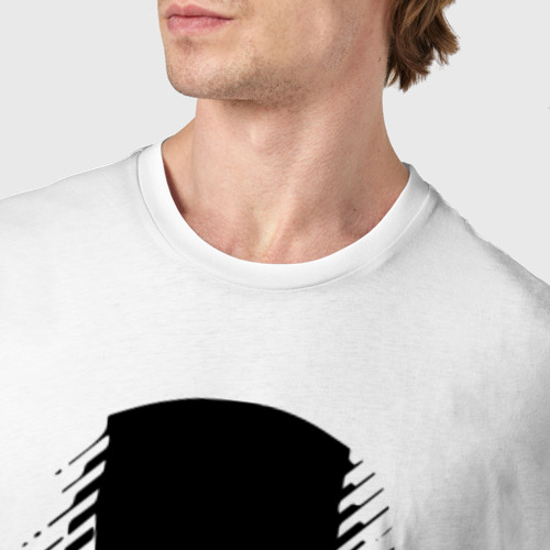 Мужская футболка хлопок  GHOST RECON , цвет белый - фото 6