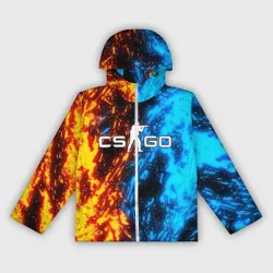 Женская ветровка 3D CS:GO battle flame КС Го ОГоНЬ