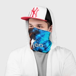 Бандана-труба 3D CS:GO battle flame КС Го ОГоНЬ - фото 2