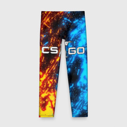Детские леггинсы 3D CS:GO battle flame КС Го ОГоНЬ