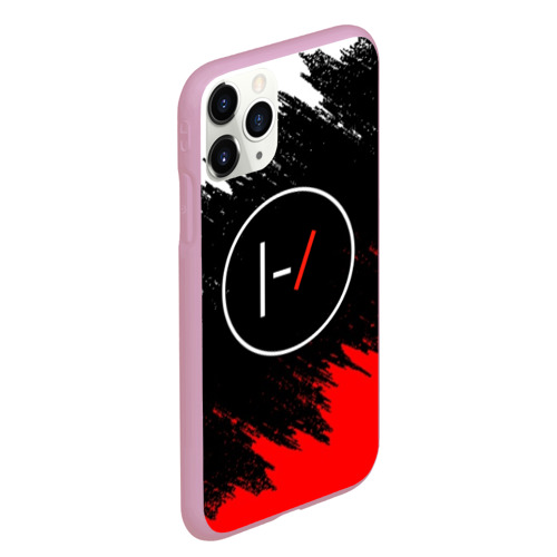 Чехол для iPhone 11 Pro Max матовый Twenty One pilots, цвет розовый - фото 3