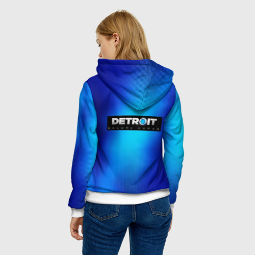 Женская толстовка 3D Detroit: Вecome Human, цвет 3D печать - фото 4